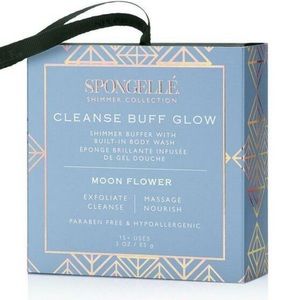 NWT Spongelle Shimmer Buffer: Moon Flower